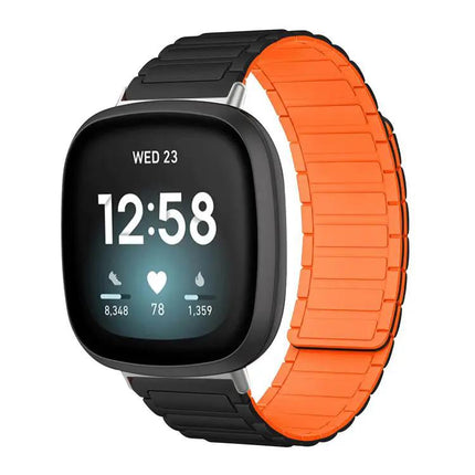 XDfind Magnetic Silicone Band for Fitbit Versa 4/3/Sense