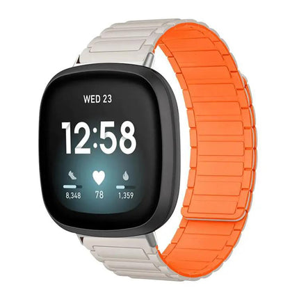 XDfind Magnetic Silicone Band for Fitbit Versa 4/3/Sense