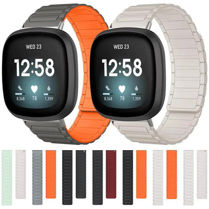 XDfind Magnetic Silicone Band for Fitbit Versa 4/3/Sense