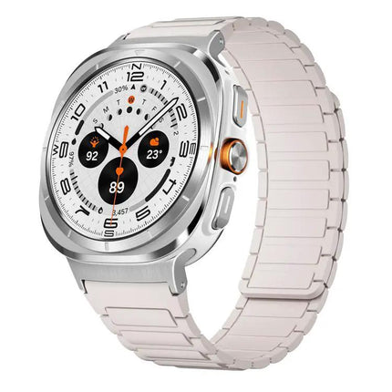 Magnetic Silicone I-Shaped Watch Band For Galaxy Watch