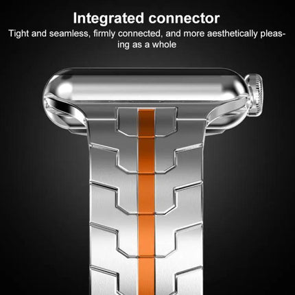 Stainless Steel Butterfly Buckle Band Apple Watch 38-49mm | Syndmart