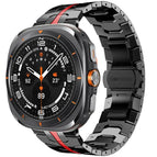 For Galaxy Watch9 / 8 / 8 Classic / Black Red