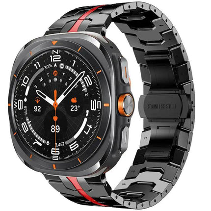 Butterfly Clasp Stainless Steel Band For Galaxy Watch