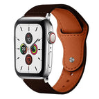 For Apple Watch 42 / 44 / 45 / 46 / 49mm / Dark Brown