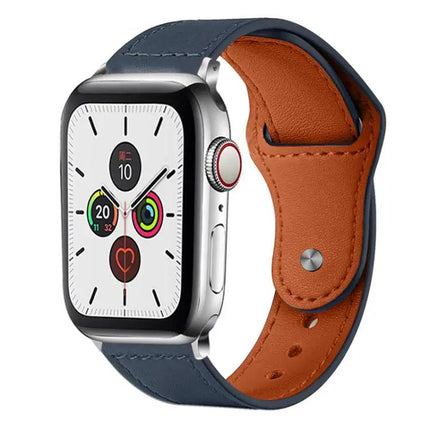 Genuine Leather Rivet Buckle Apple Watch Band 38/40/41mm