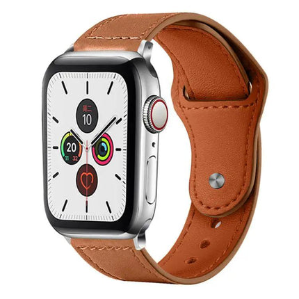 Genuine Leather Rivet Buckle Apple Watch Band 38/40/41mm