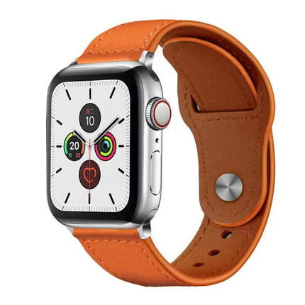 Genuine Leather Rivet Buckle Apple Watch Band 38/40/41mm