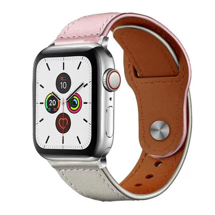 Genuine Leather Rivet Buckle Apple Watch Band 38/40/41mm