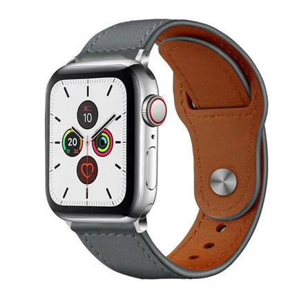 Genuine Leather Rivet Buckle Apple Watch Band 38/40/41mm