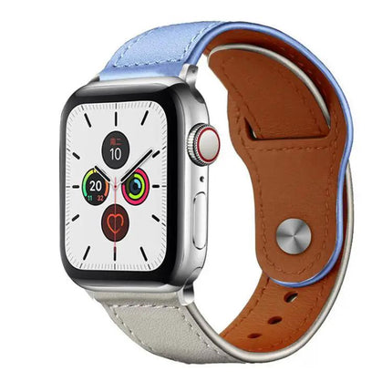 Genuine Leather Rivet Buckle Apple Watch Band 38/40/41mm