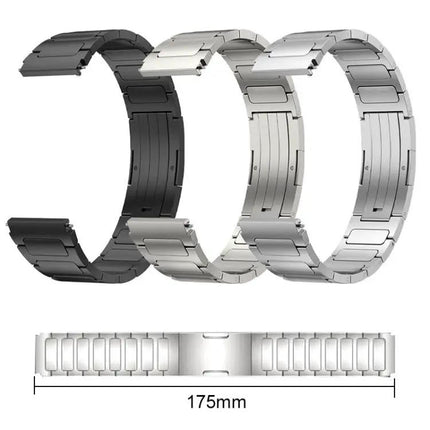 XDfind 22mm Stainless Steel Watch Band I-Shaped Buckle