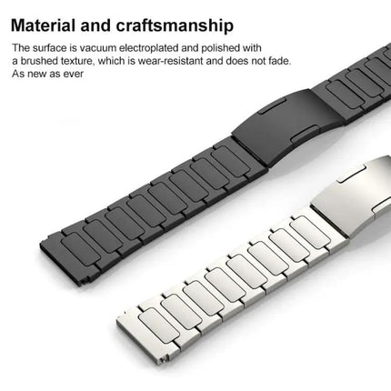 XDfind 22mm Stainless Steel Watch Band I-Shaped Buckle