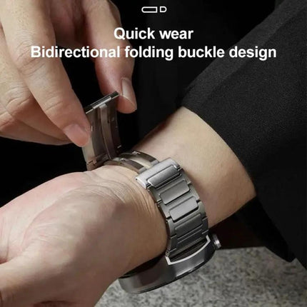 XDfind 22mm Stainless Steel Watch Band I-Shaped Buckle