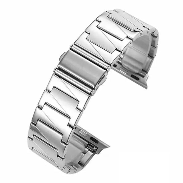 Stainless Steel Apple Watch Band Compatible 38-49mm | Syndmart
