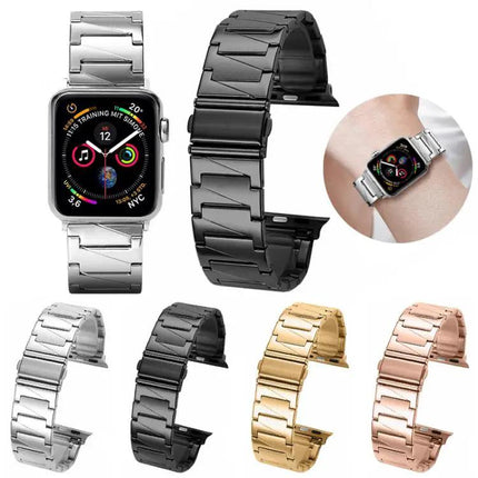 Stainless Steel Apple Watch Band Compatible 38-49mm
