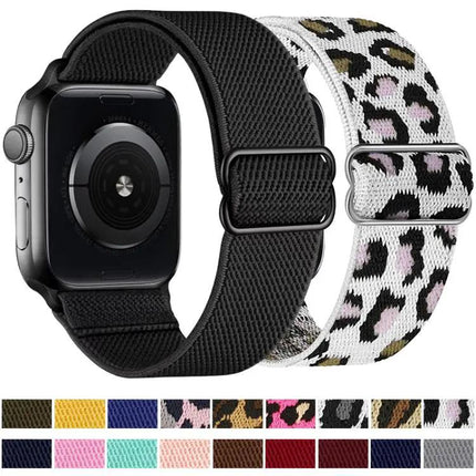 xDfind Adjustable Nylon Elastic Watch Band For Apple 41/42mm