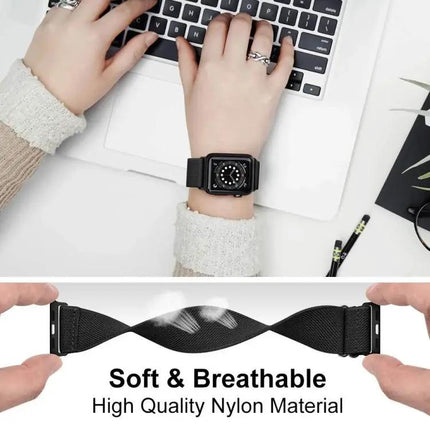 xDfind Adjustable Nylon Elastic Watch Band For Apple 41/42mm