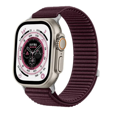 xDfind Woven Nylon Hook Loop Apple Watch Band 40-45mm | Syndmart