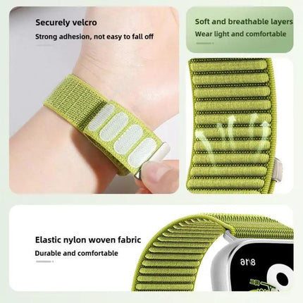 Xdfind Nylon Hook-And-Loop Watch Band 38/40/41/42mm