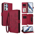 For Galaxy S21 Ultra 5G / Wine Red