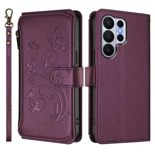 Samsung Leather Wallet Phone Case For Everyday Use With Card Slots And Cash Pocket | Syndmart