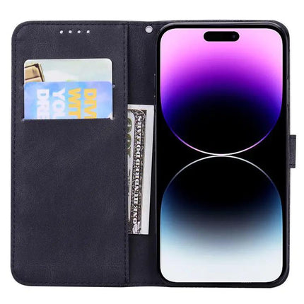 Practical Leather Flip Case for Daily Phone Protection