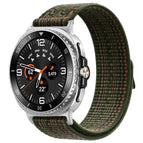 For Galaxy Watch9 / 8 / 8 Classic / Dark Green Orange