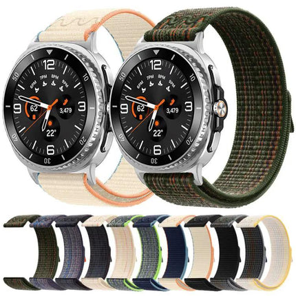 XDFind Nylon Hook and Loop Watch Band for Galaxy Watch 9/8