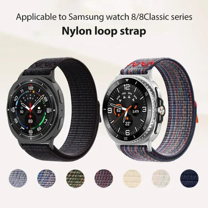 XDFind Nylon Hook and Loop Watch Band for Galaxy Watch 9/8