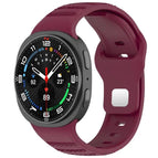 For Galaxy Watch9 / 8 / 8 Classic / Wine Red