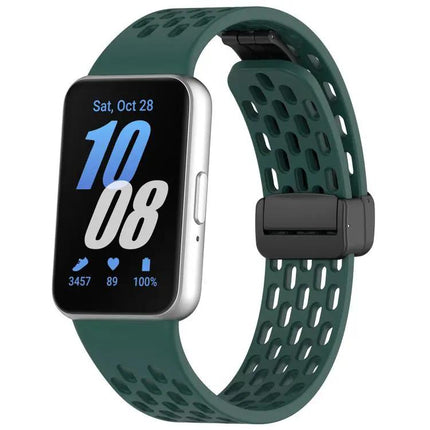 Xdfind Silicone Watch Band Magnetic Buckle for Fit3