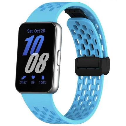Xdfind Silicone Watch Band Magnetic Buckle for Fit3