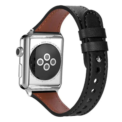 XDfind Leather Double Ring Apple Watch Band 38-49mm | Syndmart