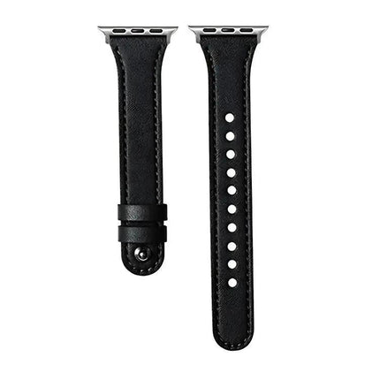 XDfind Leather Double Ring Apple Watch Band 38-49mm | Syndmart
