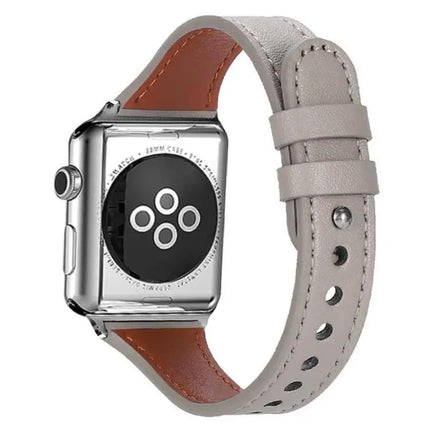XDfind Leather Double Ring Apple Watch Band 38-49mm | Syndmart