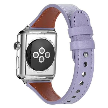 XDfind Leather Double Ring Apple Watch Band 38-49mm