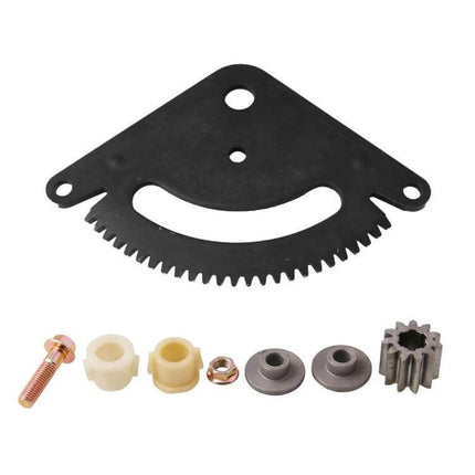 John Deere L Series Steering Gear Sector Gear Replacement kit with casings flanges bolts bushings and pinion gear for tractor steering repair