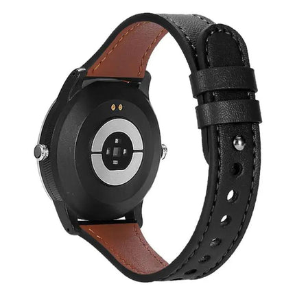 XDfind Genuine Leather Double Ring Watch Band 20/22mm