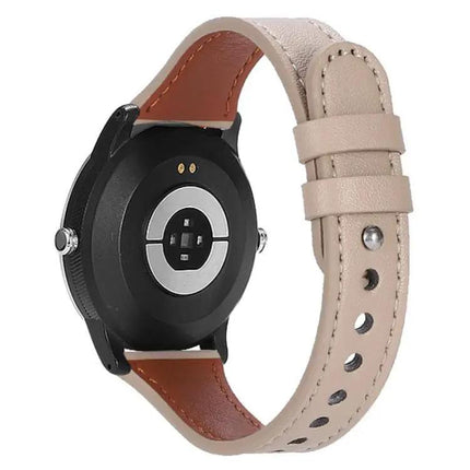 XDfind Genuine Leather Double Ring Watch Band 20/22mm