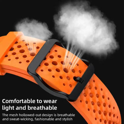 XDfind Silicone Breathable Band for Samsung Galaxy 7/6/5/FE