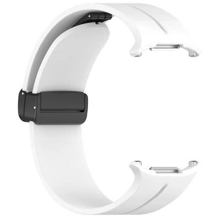 Xdfind Silicone Watch Band Black Folding Buckle for Galaxy