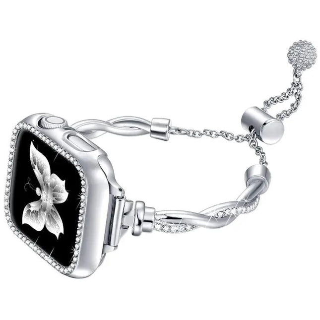 xDfind Twist Metal Watch Band for Apple Watch 38/44/49mm | Syndmart