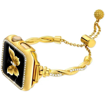 xDfind Twist Metal Watch Band for Apple Watch 38/44/49mm | Syndmart