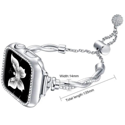 xDfind Twist Metal Watch Band for Apple Watch 38/44/49mm | Syndmart