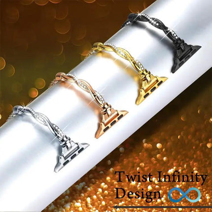 xDfind Twist Metal Watch Band for Apple Watch 38/44/49mm | Syndmart