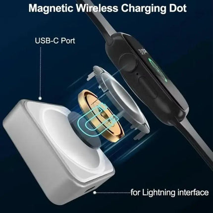 Xdfind 8-Pin Portable Magnetic Wireless Charger for Apple Watch | Syndmart