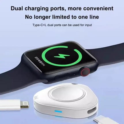 XDFind Magnetic Wireless Charger 8 Pin USB C For Apple Watch | Syndmart