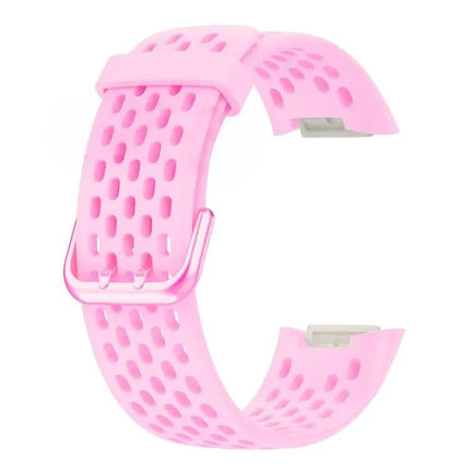 Fitbit Charge 6/5 Silicone Watch Band Breathable Hole Style