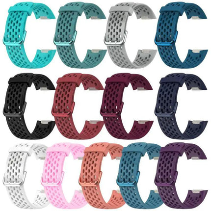 Fitbit Charge 6/5 Silicone Watch Band Breathable Hole Style