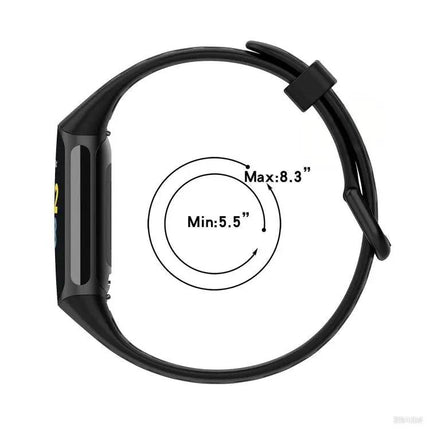 Fitbit Charge 6/5 Silicone Watch Band Breathable Hole Style